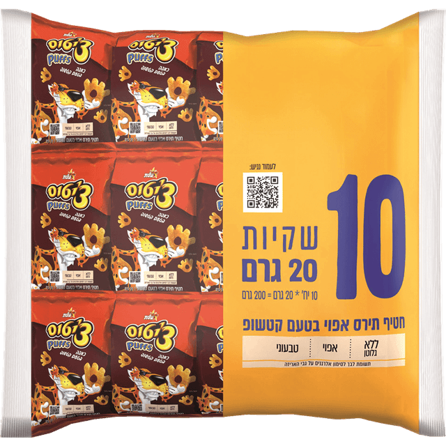 צ'יטוס כאפה עלית מארז 10 יח' *20ג'