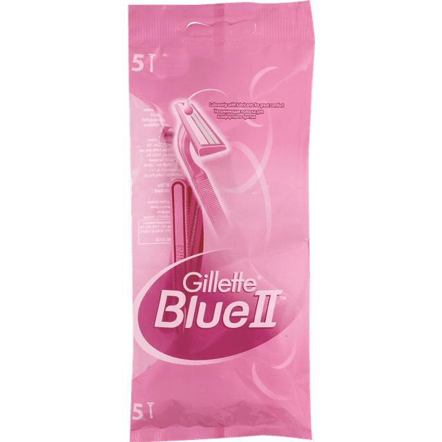 סכין גילוח גילט בלו 2 לנשים-חמישייה