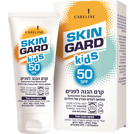 סקינגארד - קרם הגנה לפנים לילדים 60 מ"ל SPF50