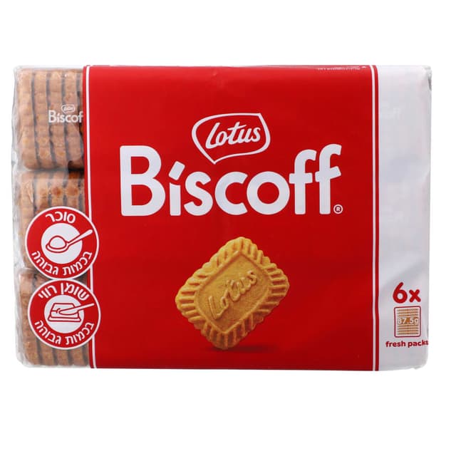 לוטוס - ביסקויט קרמל 525 גרם