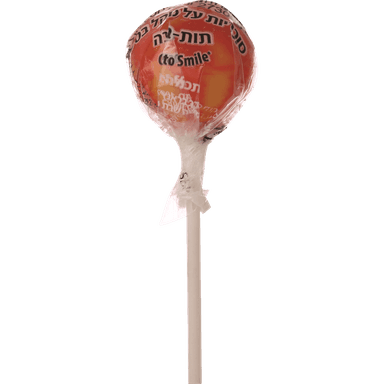 סוכריה על מקל בטעם תות בננה 31 גרם