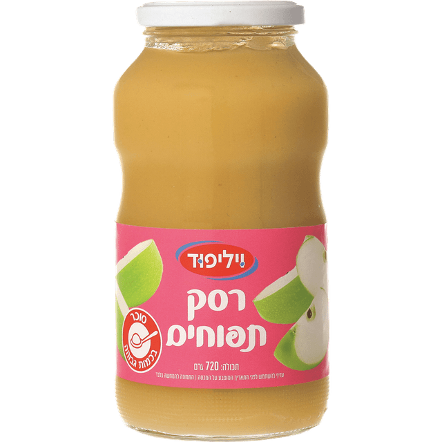 רסק תפוחים וילי פוד 720 גר