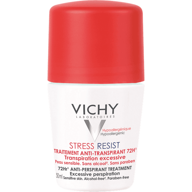 וישי - דאודורנט אדום רול און להזעה מוגברת 50 מ"ל