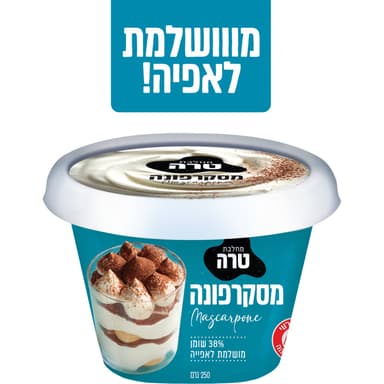 גבינת מסקרפונה 250 גרם טרה