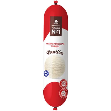 גלידת שמנת משובחת PLOMBIR NO1 וניל 1 קג