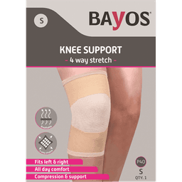 באיוס מגן ברך אלסטי אוורירי XL