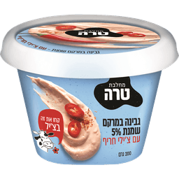 גבינת שמנת 5% צ'ילי