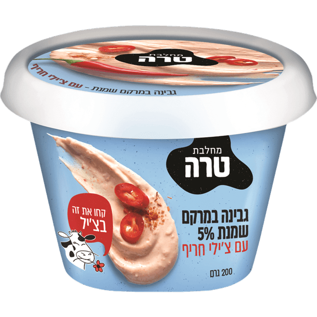 גבינת שמנת 5% צ'ילי