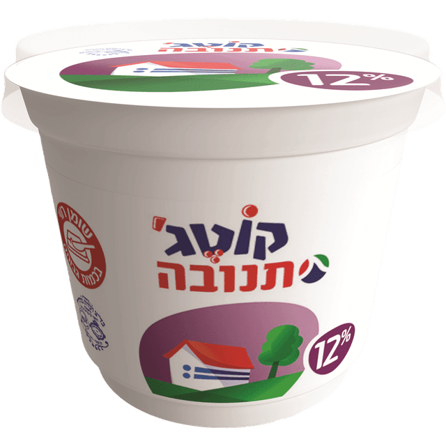 גבינת קוטג' 12% תנוב