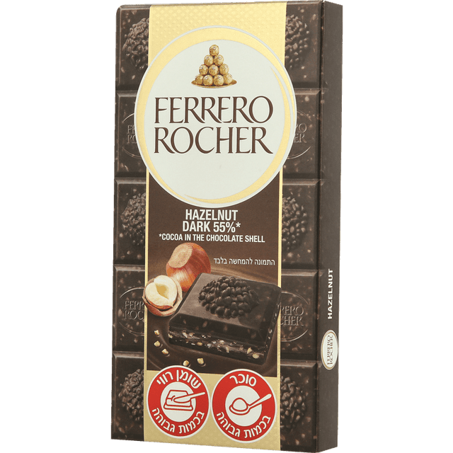 פררו - טבלת שוקולד מריר 90 גרם