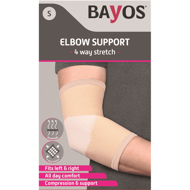 באיוס מגן מרפק אלסטי אוורירי XL