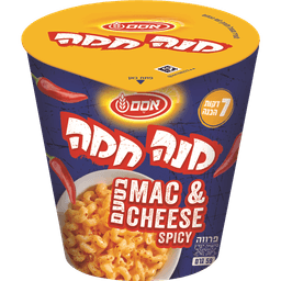 מנה חמה - מק&ציז ספייסי 59 גרם