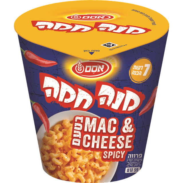 מנה חמה - מק&ציז ספייסי 59 גרם