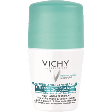 וישי - דאודורנט ירוק רול און ללא סימנים לבנים 50 מ"ל