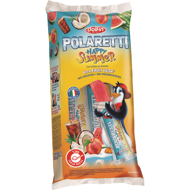 פולרטי - חטיפי קרח קיץ שמח 400 גרם
