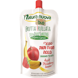סמוזי תפוח תות בננה 100 גר נטורה נובה