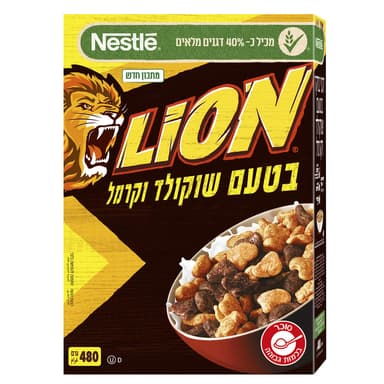 דגני בוקר שוקולד וקרמל 480 ג' ליון