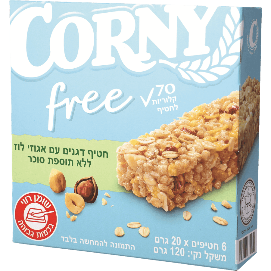קורני פרי נאטס 6 יח 120 גר