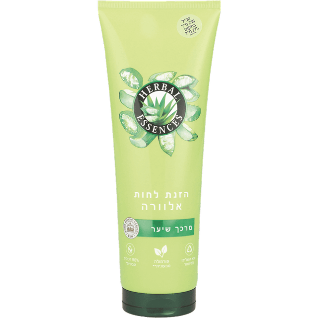 הרבל אסנס - מרכך אלוורה ללא סולפטים 250 מ"ל