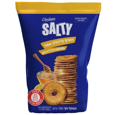 צ'וקטה - חטיפי בייגלה אפוי בטעם חרדל ודבש 160 גרם