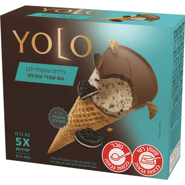 מאגדת טילונים שוקולד לבן עם עוגיות 400 ג'