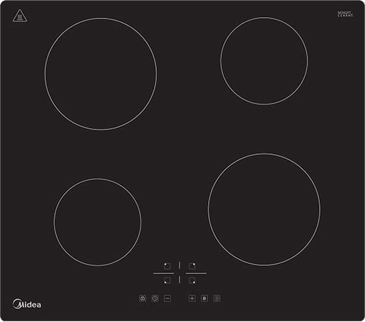 כיריים אינדוקציה 4 להבות חד פאזי 3500W - MIDEA MC-IF3518B2S - HOM'S