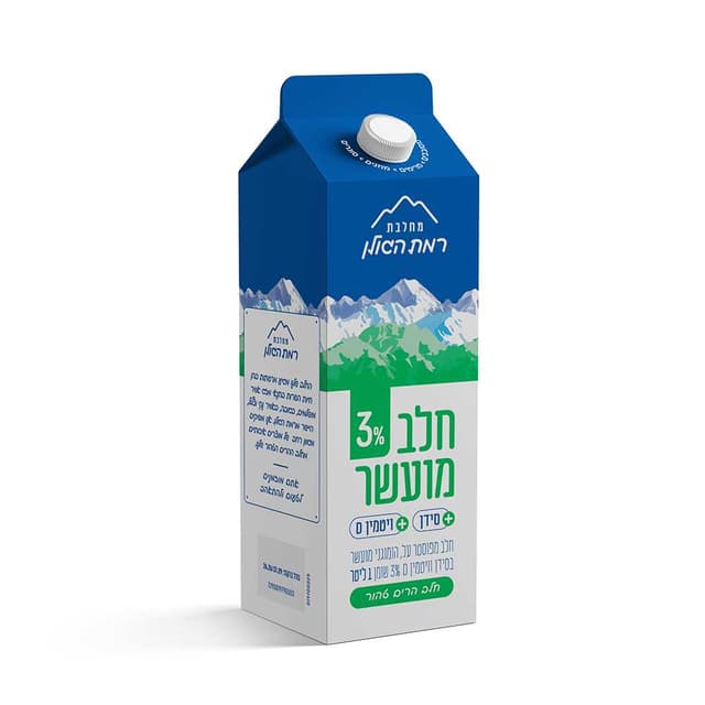 חלב מועשר3% רמת הגול