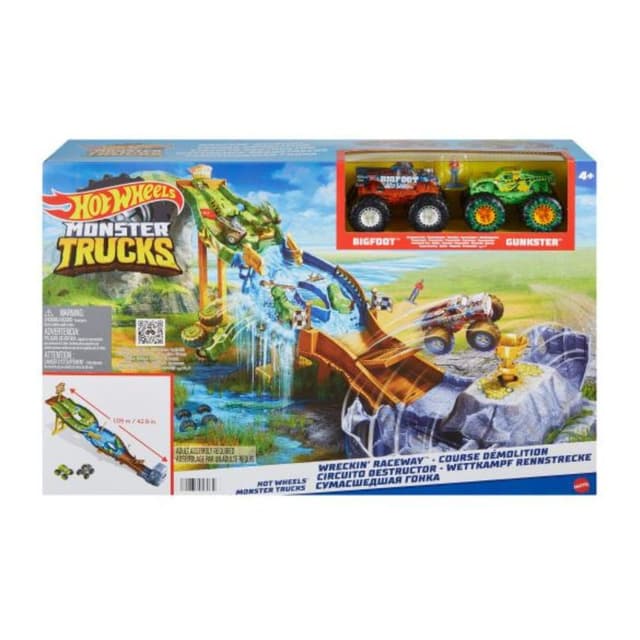 מאנסטר טראק מסלול טורניר התרסקות Hot Wheel