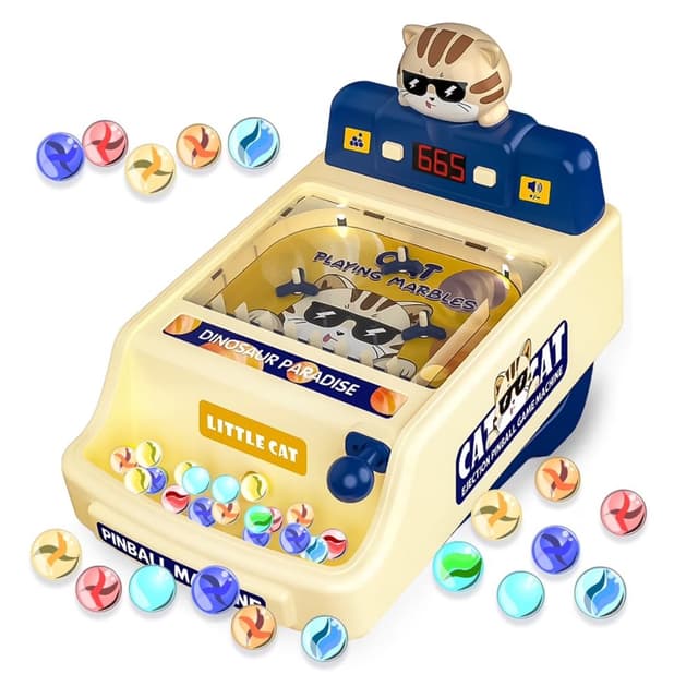 מכונת פינבול אלקטרונית אינטראקטיבית – חוויית משחק עם אורות וצלילים