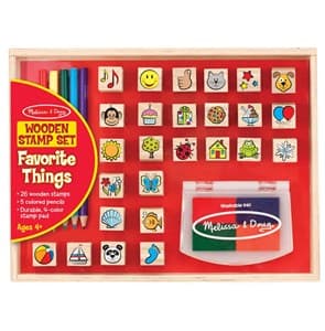 מליסה ודאג - חותמות מעץ דברים אהובים - ToySale חנות הצעצועים הזולה במדינה