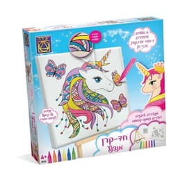 יצירה - משחק קופסא, חד קרן מנצנץ לגילאי 4+ מעצבים, צובעים ויוצרים תמונה קסומה - ToySale חנות הצעצועים הזולה במדינה
