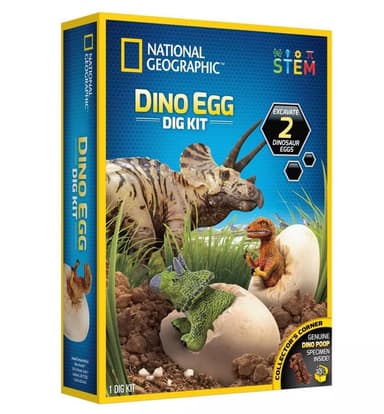 ערכת חפירה ביצת דינוזאור - National Geographic - ToySale חנות הצעצועים הזולה במדינה