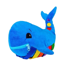 משחק התפתחות- בובת לויתן כחול מבית בקלטוי BUCKLE TOYS - ToySale חנות הצעצועים הזולה במדינה