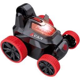 מכונית פעלולים משתוללת לילדים עם תאורת לד, שלט לשליטת כיוון המכונית, כולל סוללות נטענות ומטען USB מהיר, מעודד קשר עין, קורדינציה, שמע ומגע. - ToySale חנות הצעצועים הזולה במדינה
