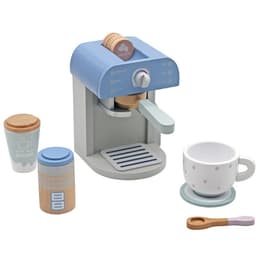 מכונת קפה אספרסו מעץ לילדים כולל קפסולות לפיתוח יצירתיות ותיאום עין ויד - ToySale חנות הצעצועים הזולה במדינה