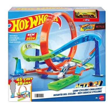 מסלול להרכבה אתגר הציקלון Hot Wheels - ToySale חנות הצעצועים הזולה במדינה