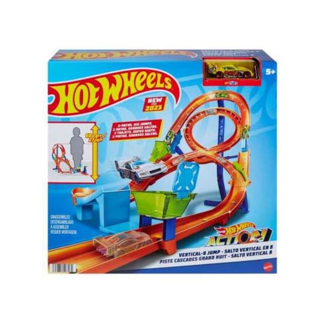ערכת Hot Wheels Action Vertical-8 Jump - ToySale חנות הצעצועים הזולה במדינה