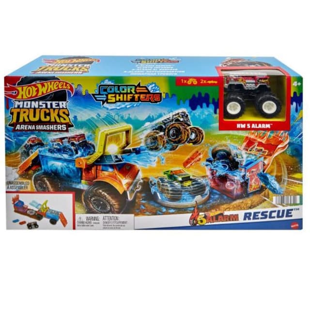 Hot Wheels- הוט ווילס מסלול מכוניות תחנת פיצוץ מונסטר טארק - ToySale חנות הצעצועים הזולה במדינה