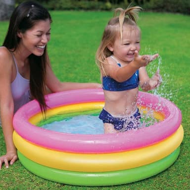 בריכת גלידה מתנפחת תינוקות INTEX עגולה 86*25 ס"מ- 58924 - ToySale חנות הצעצועים הזולה במדינה