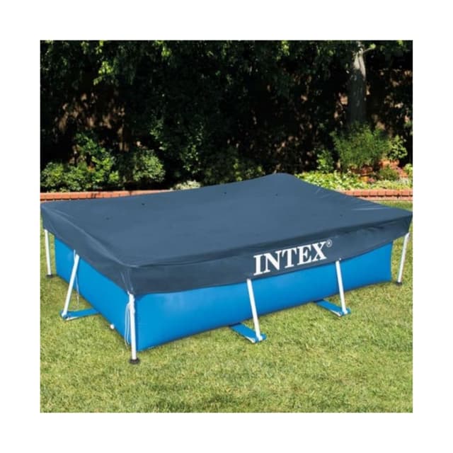 כיסוי INTEX לבריכת צינורות מלבנית 300X200 ס"מ – כיסוי ויניל עמיד לשמירה על מים נקיים - ToySale חנות הצעצועים הזולה במדינה