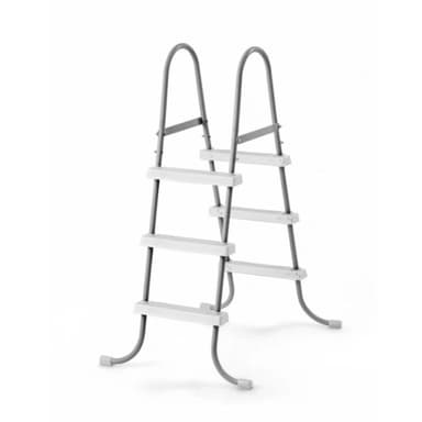 סולם לבריכה ביתית עד גובה 1.07 מטר – INTEX 28065 | סולם מתכת יציב עם מדרסים נגד החלקה - ToySale חנות הצעצועים הזולה במדינה