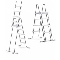 סולם DELUXE לבריכה בגובה 132 ס"מ – INTEX 28077 | סולם מתכת חזק עם מדרגות בטיחות - ToySale חנות הצעצועים הזולה במדינה