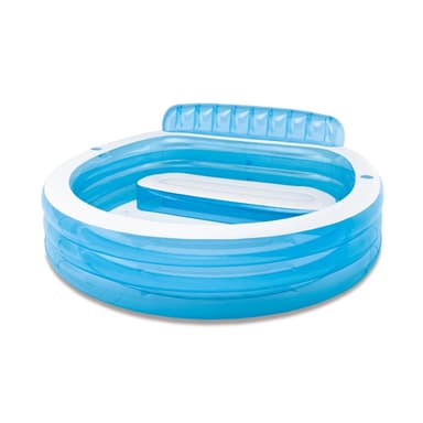 בריכה משפחתית מתנפחת כוללת ספסל ישיבה INTEX 57190 - ToySale חנות הצעצועים הזולה במדינה