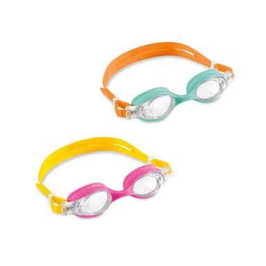 זוג משקפי שחייה לילדים לגילאי 3-8 Aqua Flow דגם 55693 INTEX - ToySale חנות הצעצועים הזולה במדינה