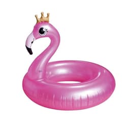 INFINITY-SUN גלגל פלמינגו מתנפח עם כתר – עיצוב יוקרתי לבריכה ולים - ToySale חנות הצעצועים הזולה במדינה