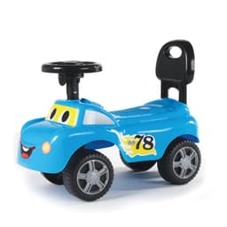 בימבה תכלת עם פרצוף מחייך וצופר – צעצוע רכיבה לפעוטות בגילאי 1+ - ToySale חנות הצעצועים הזולה במדינה