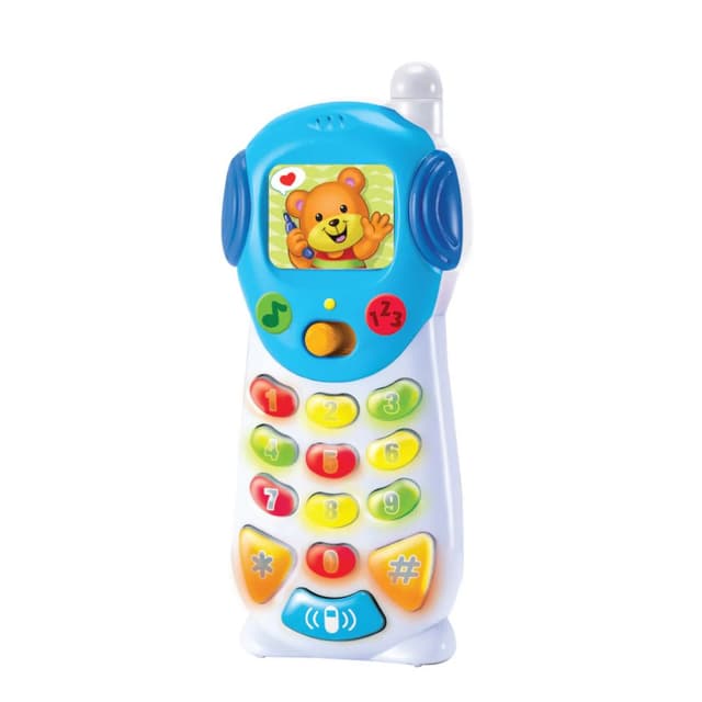טלפון צעצוע אינטראקטיבי מדבר 2 ב-1 – חוויית משחק ולמידה - ToySale חנות הצעצועים הזולה במדינה