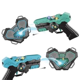 ערכת לייזר טאג צעצוע לילדים – ירי אינפרא אדום, אפודי רטט ומד ניקוד | גיל 6+ - ToySale חנות הצעצועים הזולה במדינה