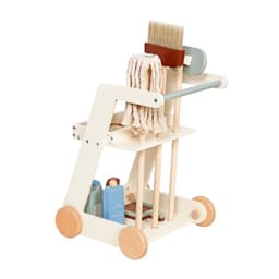 ערכת ניקיון לילדים מעץ – מטאטא, מגב ואביזרים נלווים צבעוניים - ToySale חנות הצעצועים הזולה במדינה