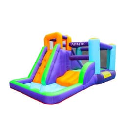 מתקן מתנפח לילדים עם מגלשה, קיר טיפוס ובריכת מים קטנה – AirMyFun דגם 82020 - ToySale חנות הצעצועים הזולה במדינה